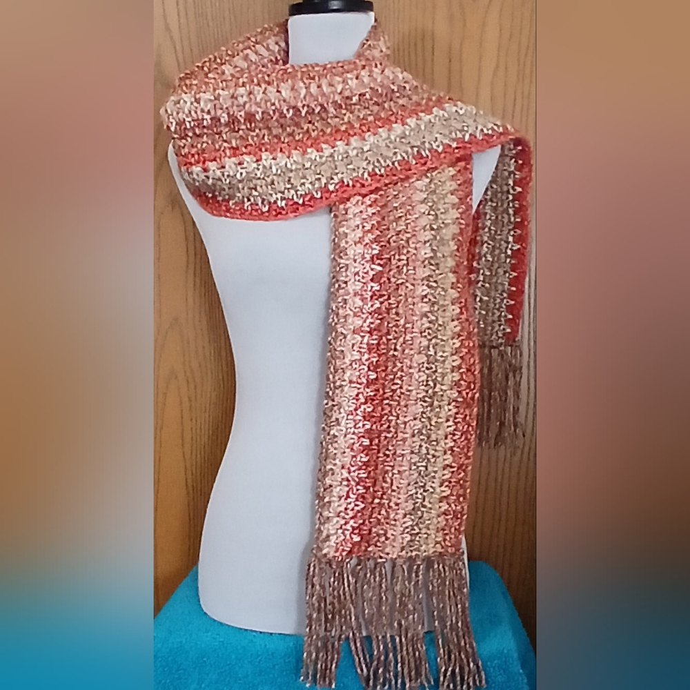 NEW Handcrafted Crocheted Scarf